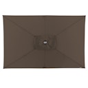 Vorschaubild doppler Mittelmastschirm EXPERT 220 x 140 Auto-Tilt, Aluminium Silber / 100 % Polyester 180 g/m²