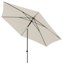 Vorschaubild doppler Mittelmastschirm myZONE 300 Push up, Aluminium Anthrazit / 100 % Polyester 180 g/m²