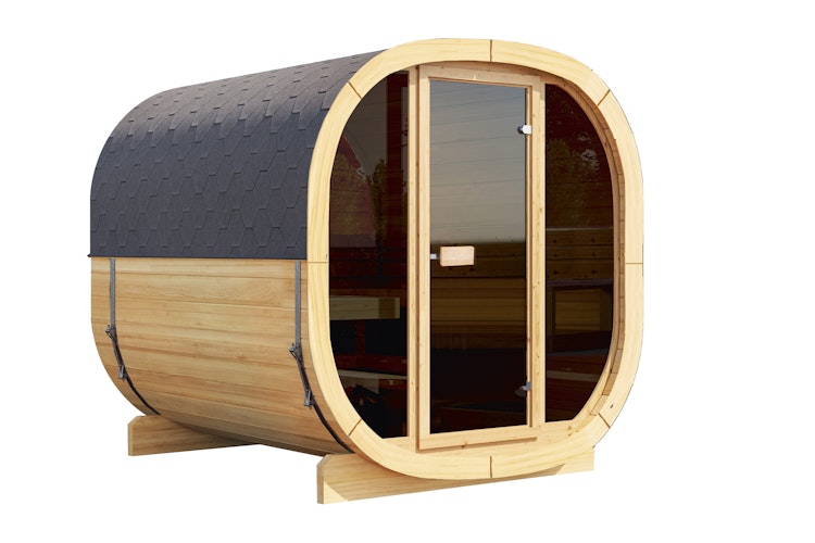 Wolff Finnhaus Gartensauna Calina 2123 Bausatz naturbelassen - 42 mm