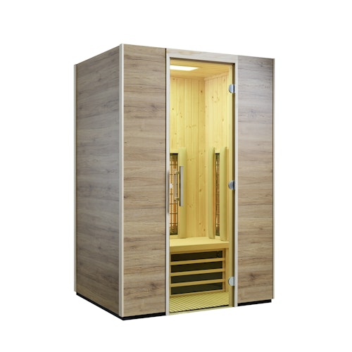 Infraworld Infrarotkabine TrioSol Basel 125 inkl. 5-teiligem gratis Zubehörset