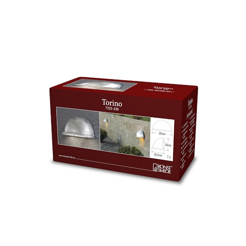 Konstsmide Wandleuchte Torino klein, versch. Farben