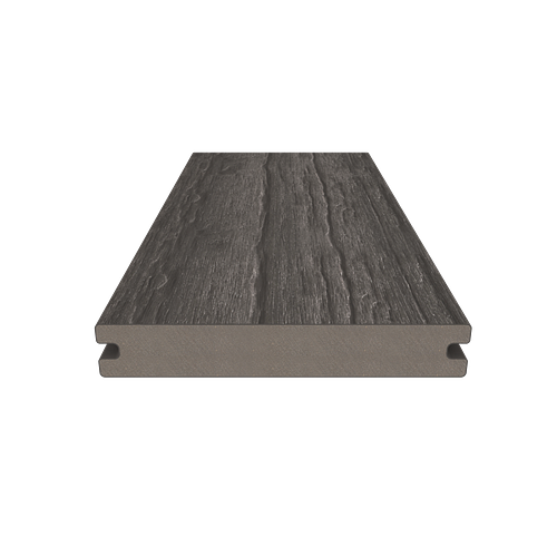 NewTechWood Deluxe Vintage WPC-Terrassendiele Massiv Silver Gray  23 x 138 mm