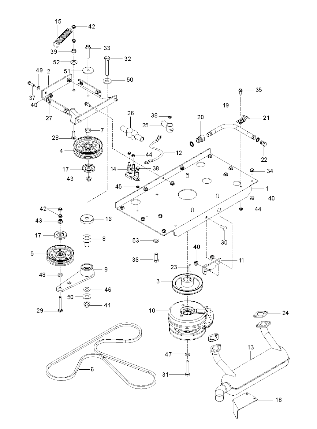 Explosionszeichnung Ersatzteile