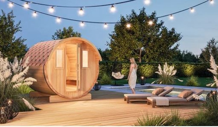 Wolff Finnhaus Saunafass Fasssauna 230