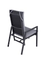 Vorschaubild Garden Pleasure Gartenmöbel Set AMIRA / SINTRA, Ausziehtisch 195 /240 x 100 + 6 Sessel, Alu Anthrazit / Kunststoffgewebe Grau / Kissen 100 % Polyester