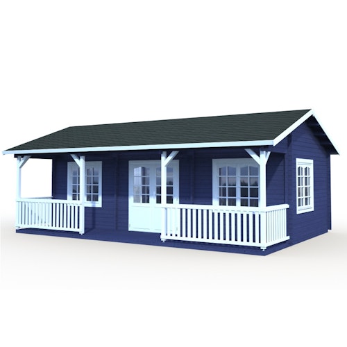 Palmako Ferienhaus Sandra 25,6 + 11,1 m² - 44 mm