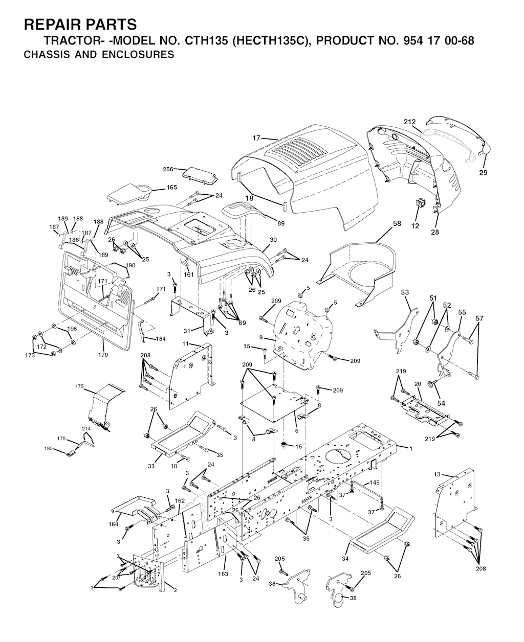 Explosionszeichnung Ersatzteile