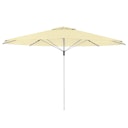 Vorschaubild Doppler Mittelmastschirm TELESTAR 500 Telescope, Aluminium Silber / 100 % Polyester 180 g/m²