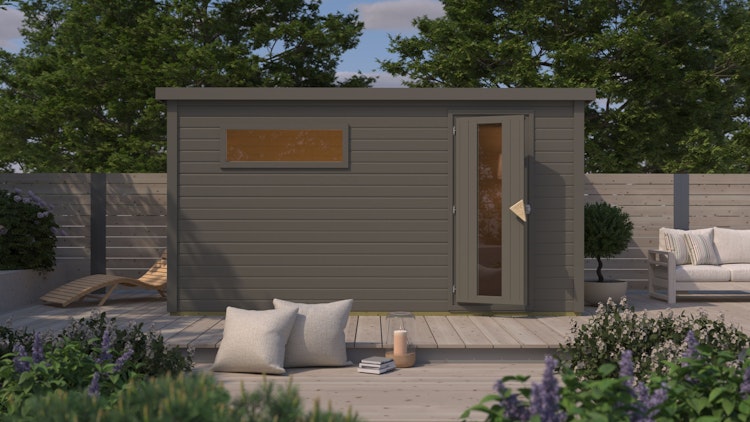 Karibu Gartensauna Saunahaus Hytti 6 inkl. gratis Sauna-Zubehörset im Wert von 234,94 €