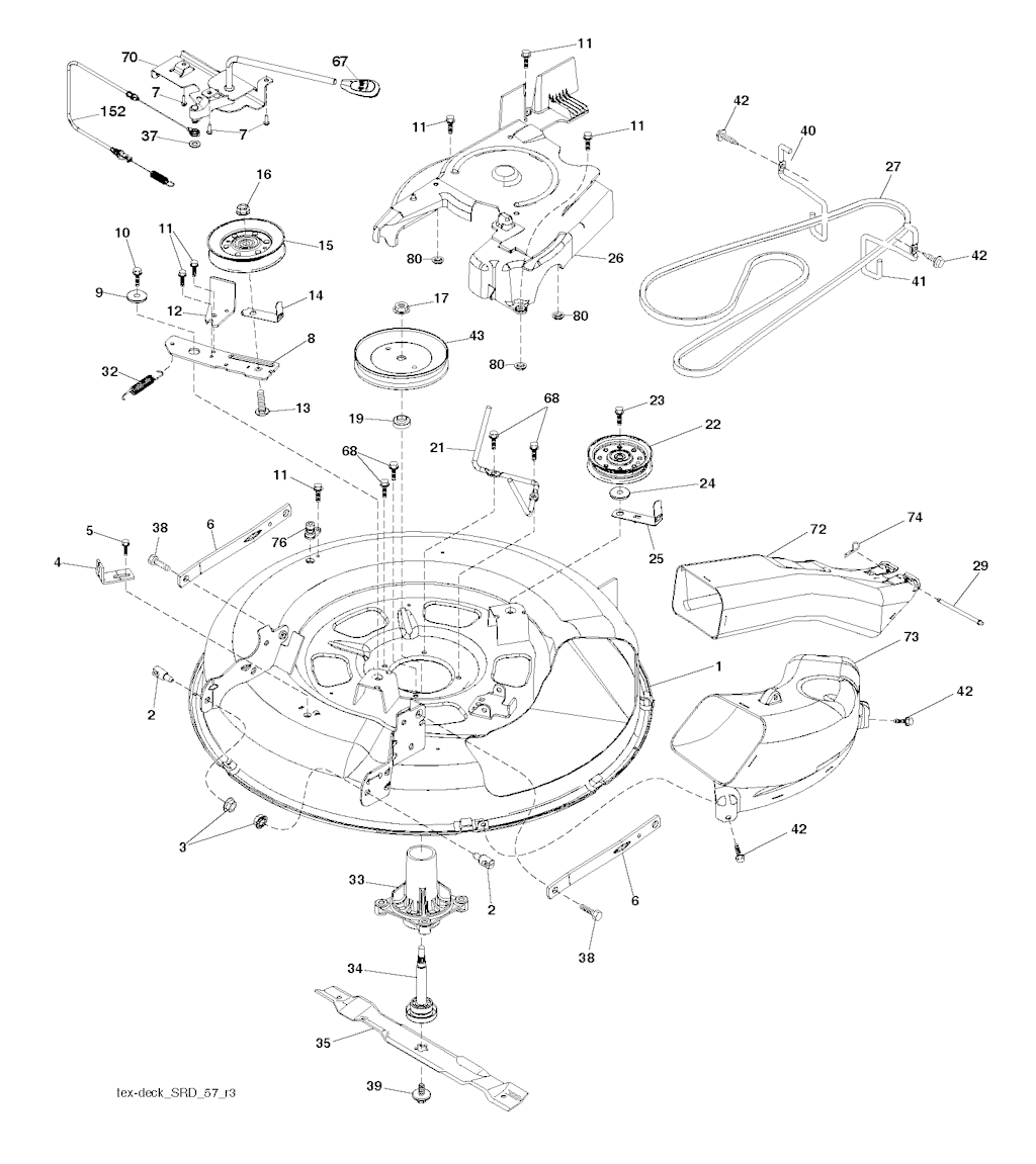 Explosionszeichnung Ersatzteile