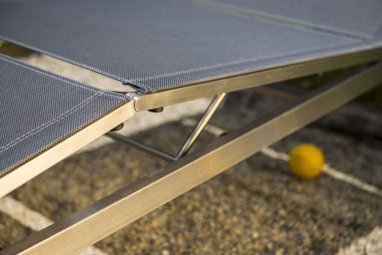 Diamond Garden Liege MONACO 45 cm hoch, Edelstahl gebürstet / DiGaLan