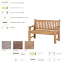 Vorschaubild Diamond Garden 2 Sitzer Landhausbank CHATEAU, Recycled Teak