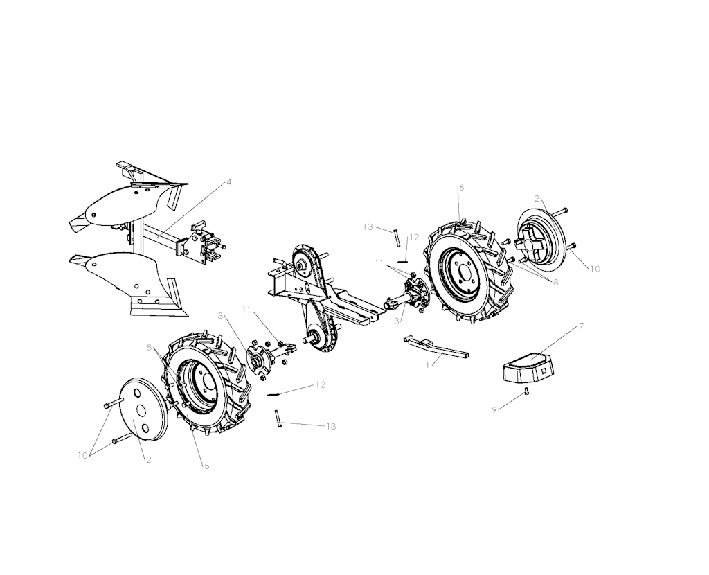 Explosionszeichnung Ersatzteile