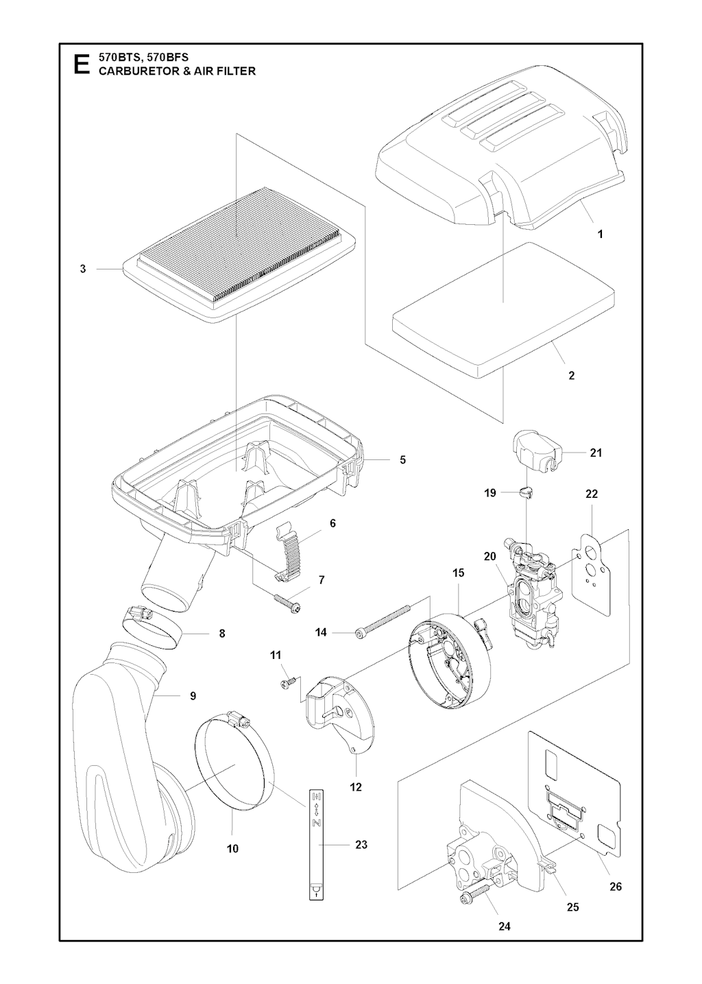 Explosionszeichnung Ersatzteile