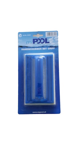 myPOOL Handschrubber mit Griff für die Poolreinigung