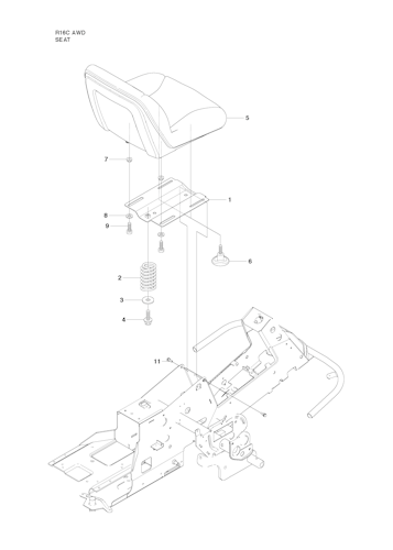 Husqvarna Rider 966830301 Rider 16C AWD