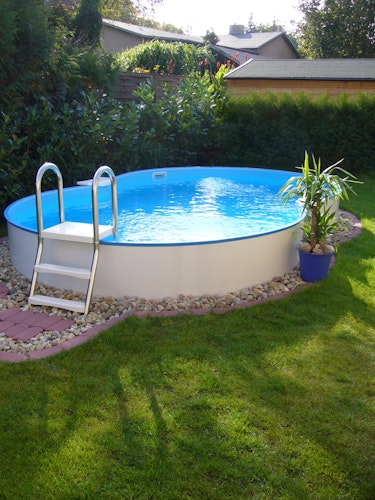 Summer Fun Achtform Aufstellbeckenset Classic 525x320x120cm