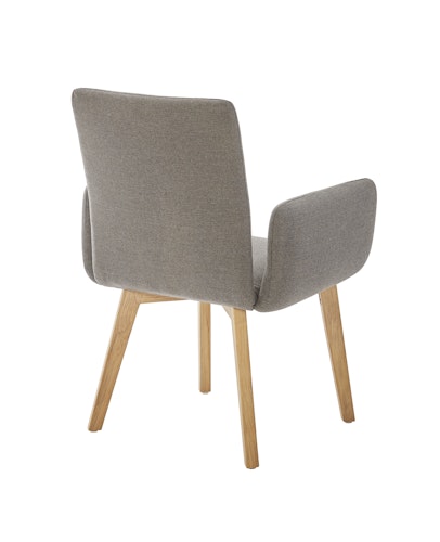 Diamond Garden Stuhl ARONA Sun & Rain, Premium Teak / Tuvatextil (100 % Polyacryl) Grau