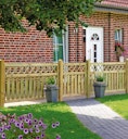 Vorschaubild T&J KAMPEN Gartenzaun Senkrecht Ranki 180 x 90 cm