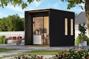 Vorschaubild Karibu Design Gartenhaus Home Office Studio 1 Blackline - 73 mm