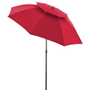 Vorschaubild doppler Strandschirm WINDPROFI 200 Manual, Aluminium Anthrazit / 100 % Polyester 80 g/m²