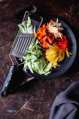 Microplane Profi-Juliennehobel GOURMET Schwarz