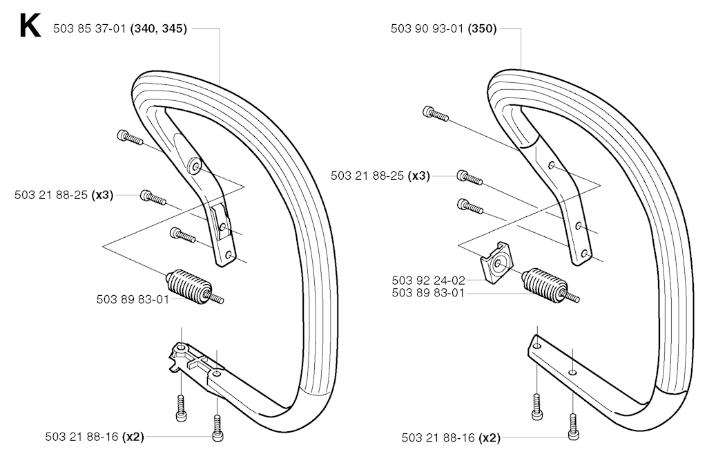 Explosionszeichnung Ersatzteile