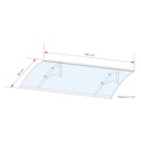 Vorschaubild Gutta Pultvordach PT/G - PT/GR