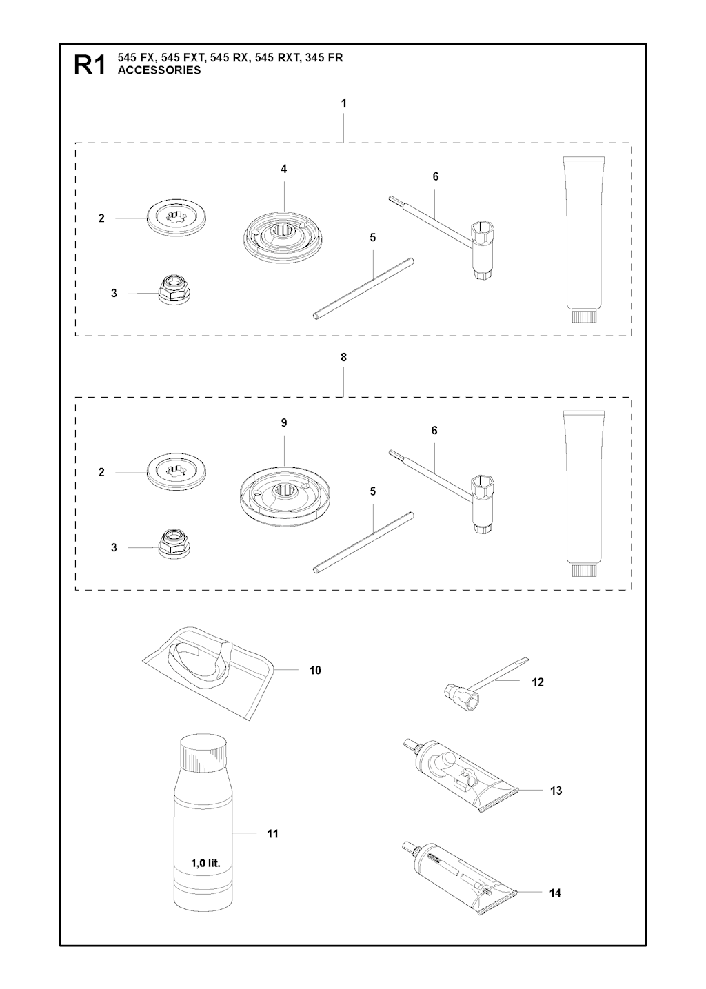 Explosionszeichnung Ersatzteile