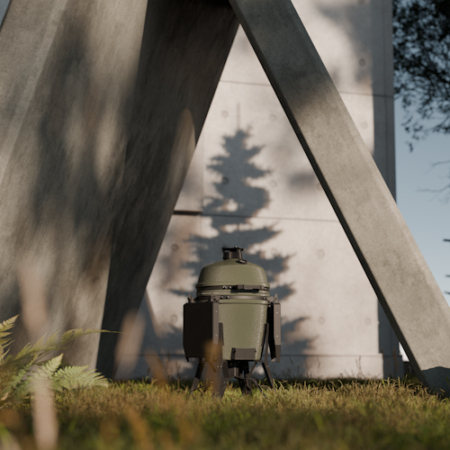 BSTRD. Keramikgrill BSTRD.PRO Large Alpine Green