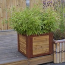 Vorschaubild BambusBASIS Hochbeet mit Kokosfrostschutzmatte - Profile Corten