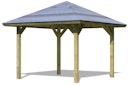 Vorschaubild Karibu 4-Eck Pavillon Bergen 1 kesseldruckimprägniert