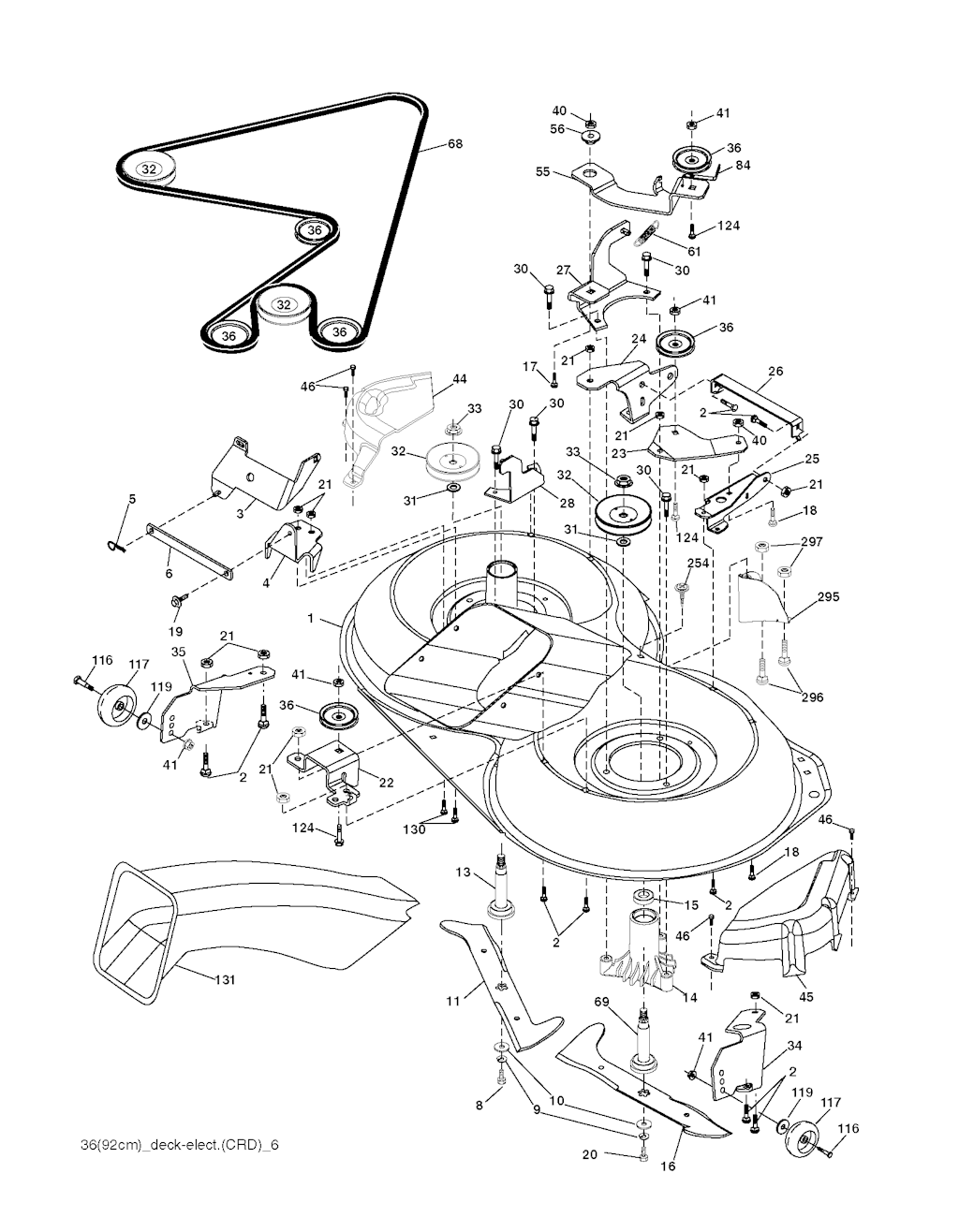 Explosionszeichnung Ersatzteile