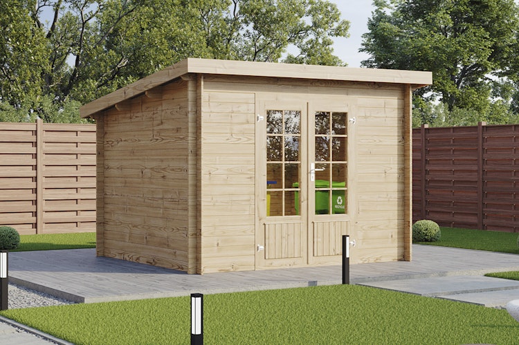 Wolff Finnhaus Gartenhaus Luca 3024 - 28mm