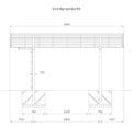 Vorschaubild Ximax Carport Portoforte Typ 60 495 x 270 cm