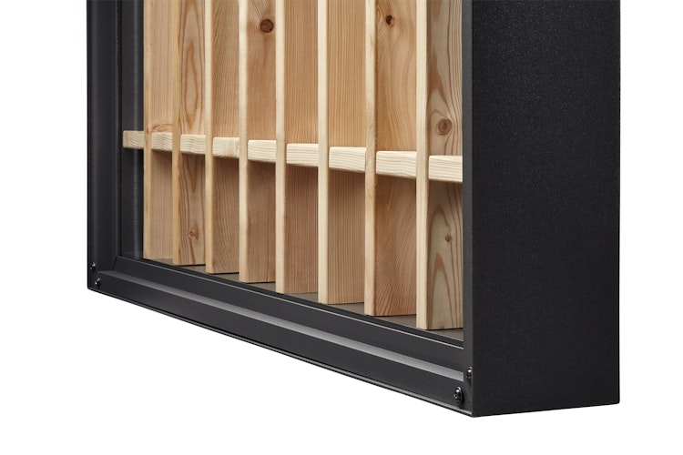 Gutta Rechteckvordach BS Timber 200 inkl. Wasserspeier und Sonderfarbe 