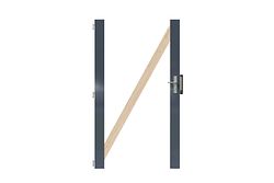 Karibu Sichtschutzzaun Einzeltor-Rahmen 1070 x 1850 mm 