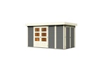 Vorschaubild Karibu Woodfeeling Gartenhaus Retola 2/3/4/5/6 inkl. Anbauschrank - 19 mm