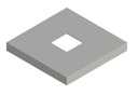 Vorschaubild Osmo Pfostenanker-Abdeckung Typ B zum Aufdübeln, Silber