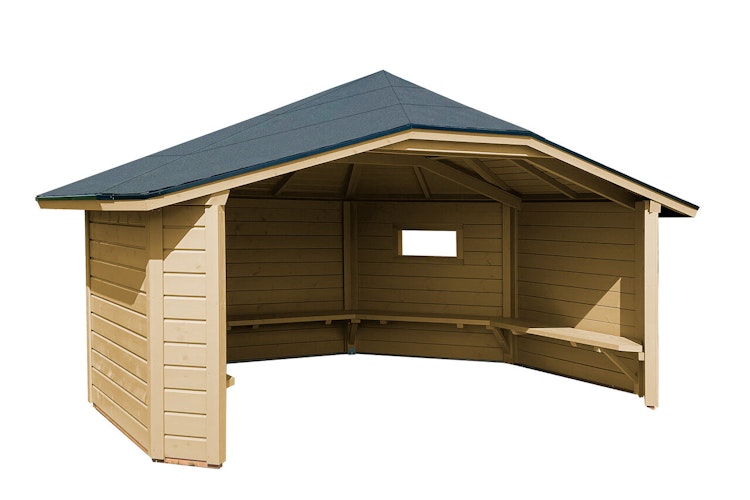 Wolff Finnhaus Wetterschutzhütte / Grillhütte Wanja 3342 45