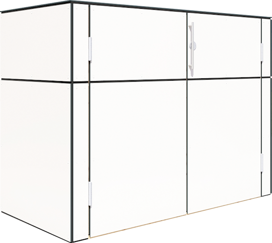 Bertilo HPL Geräteschrank Terrace - 6 mm