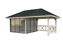 Vorschaubild Palmako Pavillon Bianca 16,6 m² Set 203 Slide - 28 mm