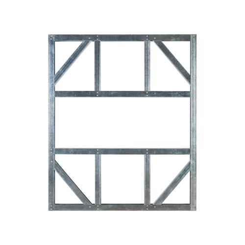 Globel Fundamentbodenrahmen für Metallgerätehaus Skillion S64 - S86