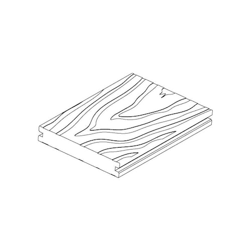 OSMO Terrassendiele Thermoholz Esche - gebürstet für SenoFix 21 x 145 mm