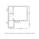 Vorschaubild Skan Holz 45 mm Gartenhaus Esbjerg/Freizeithaus 3