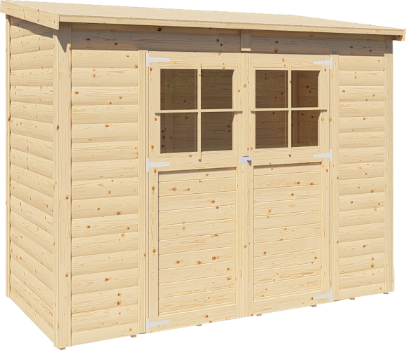 Bertilo Gartenhaus Alster 2 - 19 mm