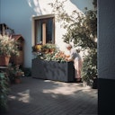 Vorschaubild KGT Hochbeet UrbanGrow M-Space inkl. Stauraum - B 101 x T 51 x H 86 cm