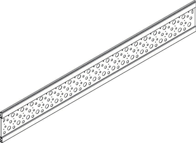 OSMO ALU Dekor Kreise 19x253, 184cm Alu Anthrazit