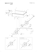 Husqvarna Zubehör für Aufsitzmäher 953511702 Anhänger Profi