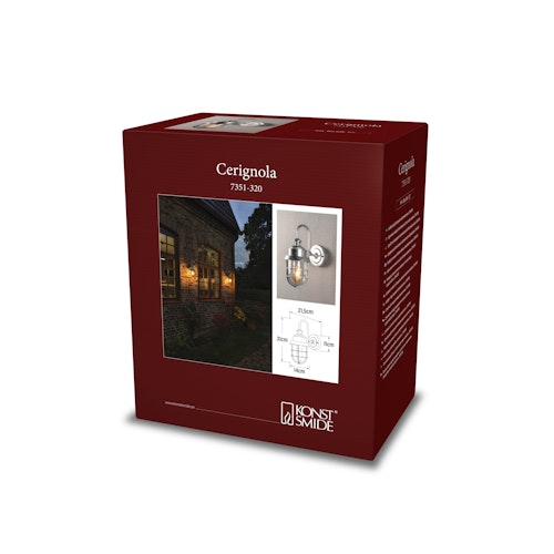 Konstsmide Wandleuchte Cerignola, versch. Farben